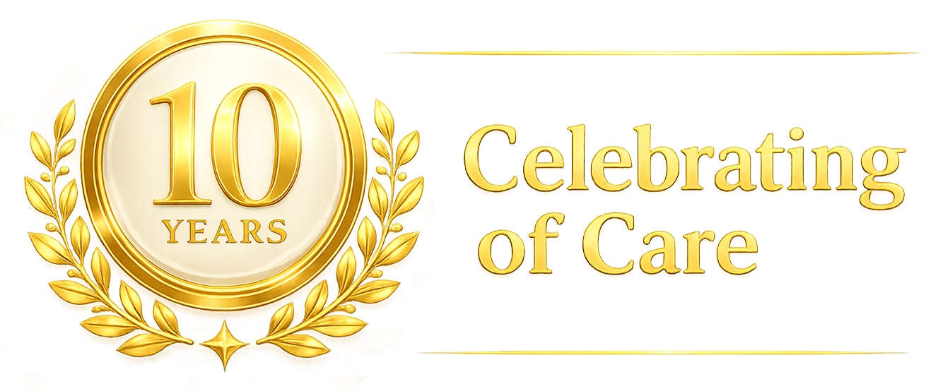 10 Years — Celebrating of Care